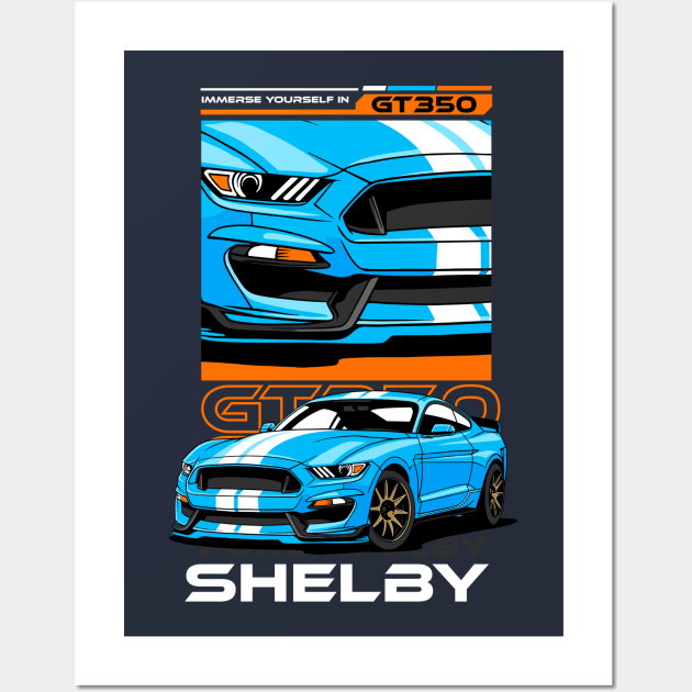 Shelby 350 Wall Art by Harrisaputra